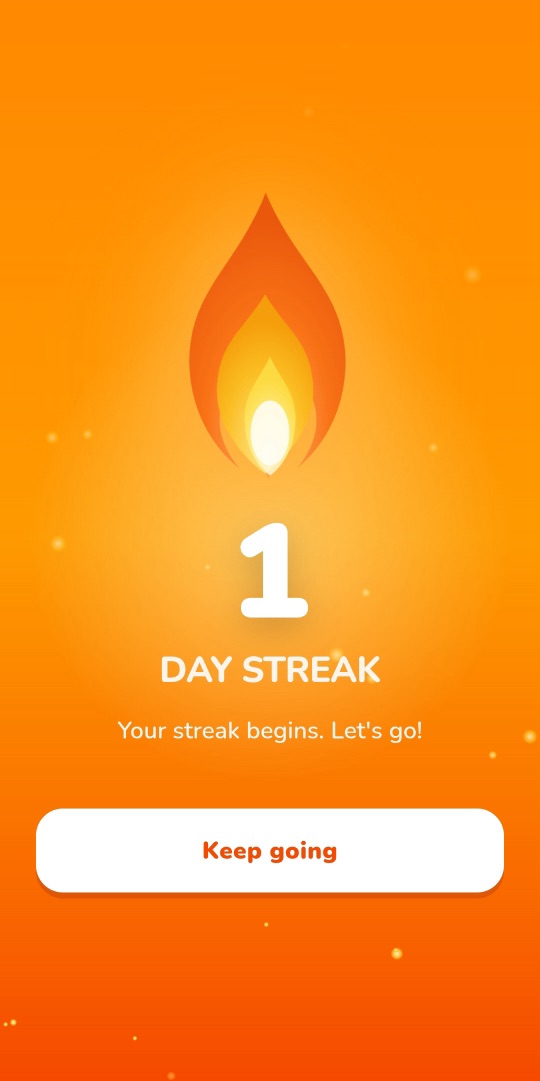 Keep a streak going, five minutes at a time.